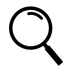 虫眼鏡のアイコンイラスト