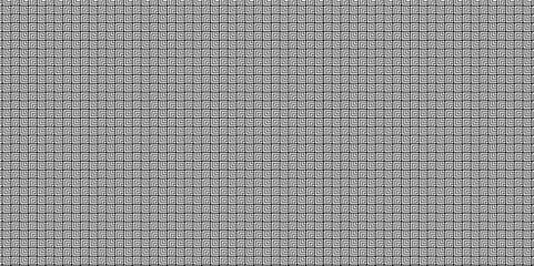 Abstract overlapping vector black and gray gradient Pattern grid metal lines fabric square background. seamless fabric geomatics overlapping create retro line pattern design.	

