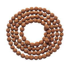 Round Brown Beads with Textured Surface for Jewelry Crafting