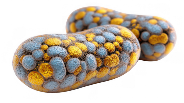 Cyanide is binding to complex iv, cytochrome c oxidase, of the mitochondrial electron transport chain, thereby disrupting cellular respiration and causing poisoning with transparent background - Powered by Adobe