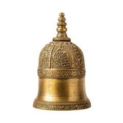 Ornate Vintage Bell with Intricate Design and Antique Finish
