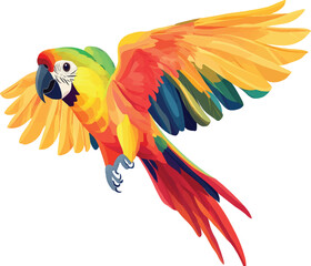 Obraz premium Macaw Parrot, vector illustration