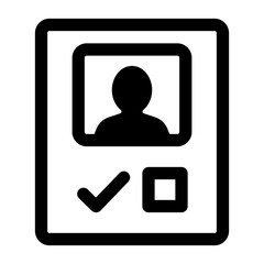 Election Day Voter Registration Card