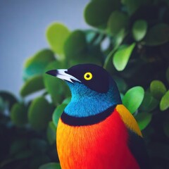 Close-up of a colorful bird (1)