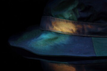 Close-up of a colorful hat
