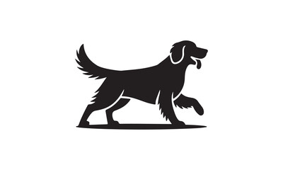 vector illustration of a dog