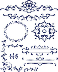 Beautiful flower art and mandala vector design