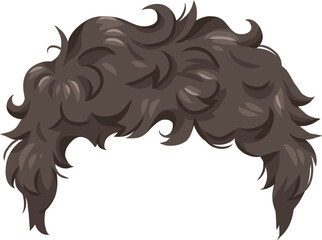 Man Hair Illustration