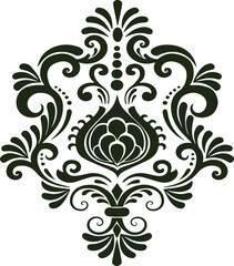 Beautiful flower art and mandala vector design