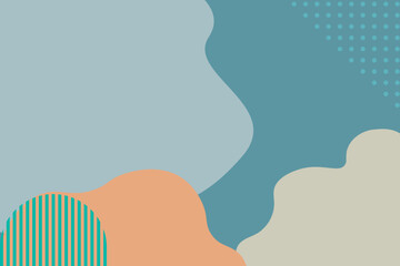 Abstract geometric pop art background with wave pattern. Vector pattern. ( Original illustration, not AI-generated )