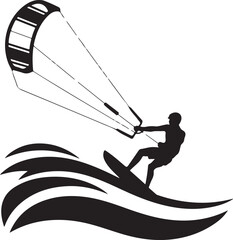 Kitesurfing SVG &ndash; Extreme Water Sport Silhouette Design

Kiteboard Vector &ndash; Action Ride on Ocean Waves

Kitesurfer Silhouette &ndash; Surf, Wind & Adventure Clipart

Kite Surfing SVG &ndash; Dynamic Coastal Sport