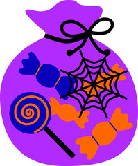 할로윈 사탕 주머니