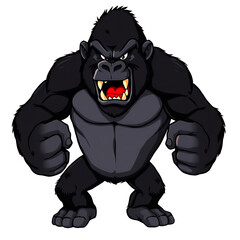 Savage Strength Battle-Ready Gorilla