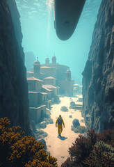 Beneath the Waves Odyssey of a Sunken City