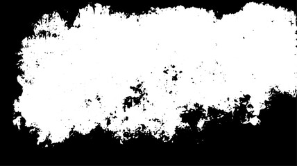 Grunge Ink Frame with Splatter Texture and Distressed Border for Vintage Design