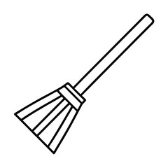 vector illustration of a shovel
