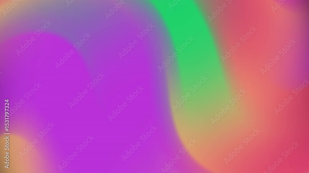 Poster Abstract Gradient Color Blend Animation Smooth Transition of Vibrant Hues