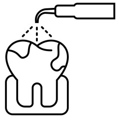 Scaling outline icon