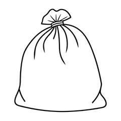vector illustration of a bag