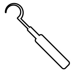 Sickle Probe outline icon