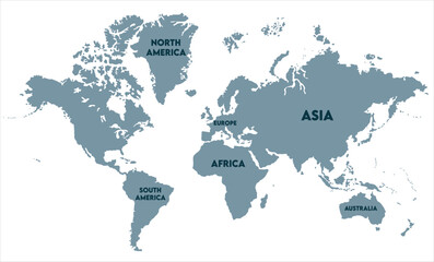 High-resolution world map vector-05,  world map, modern world map graphic, Countries Silhouettes Stock Illustrations, Vectors