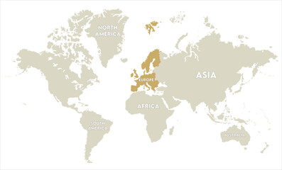 High-resolution world map vector-12,  world map, modern world map graphic, Countries Silhouettes Stock Illustrations, Vectors