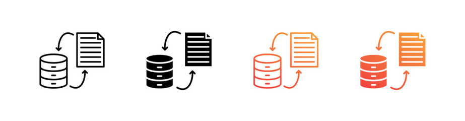 Transformation Multiple Style Icon Set 