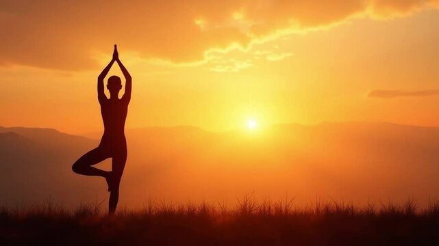 Sunset Yoga Flow Celebrating International Yoga Day