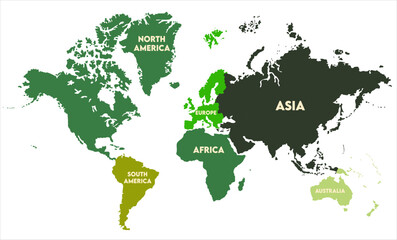 World map-08,  world map, modern world map graphic, Countries Silhouettes Stock Illustrations, Vectors