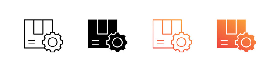 Product Development Multiple Style Icon Set 