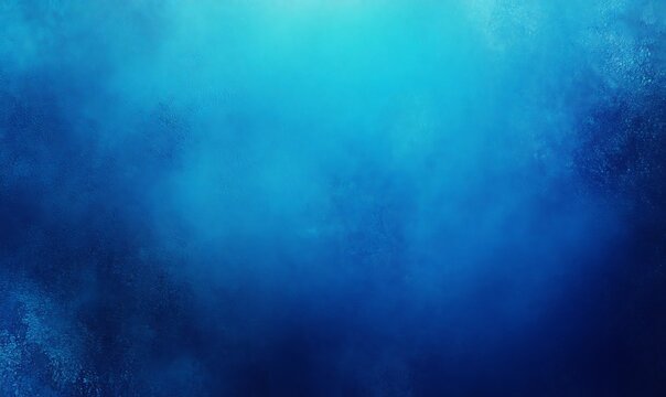 Fundo gradiente azul abstrato granulado escuro vibrante banner p&ocirc;ster pano de fundo cabe&ccedil;alho design ru&iacute;do textura efeito

