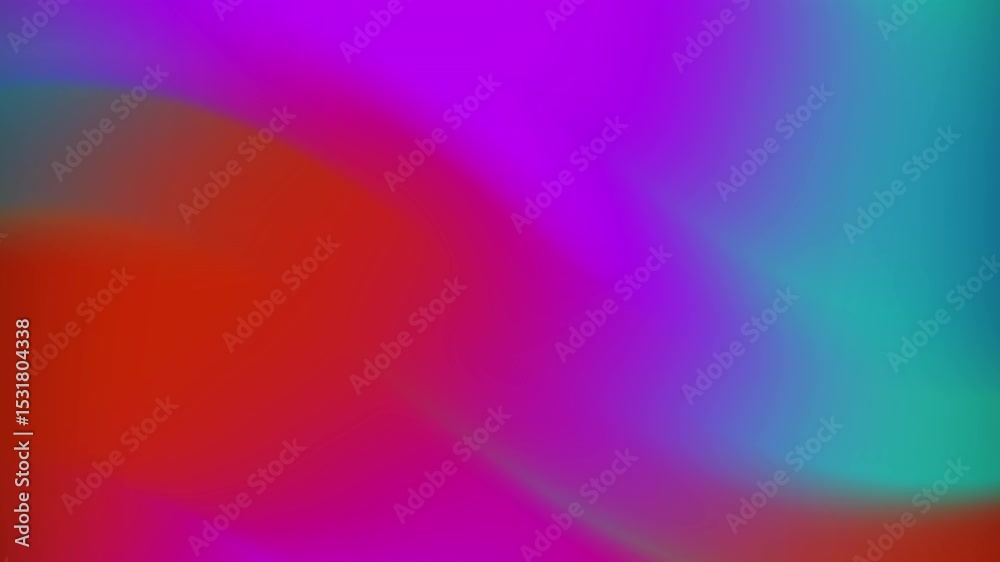 Aufkleber abstract gradient color motion red purple and teal transition