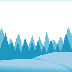 Obraz premium Snow Land Vector