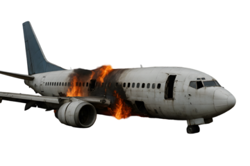 Forest Plane Wreckage: A Scene of Aviation Disaster