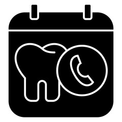 Dentist Appointment solid icon