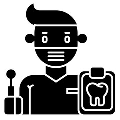 Dental Therapist solid icon