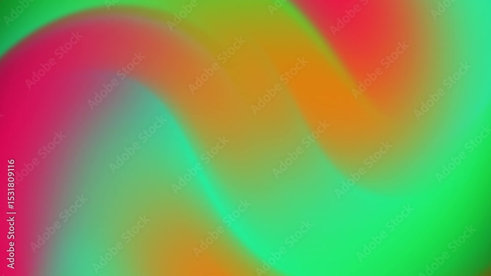 Aufkleber Abstract Gradient Color Wave Motion Background Animation Loop (1)