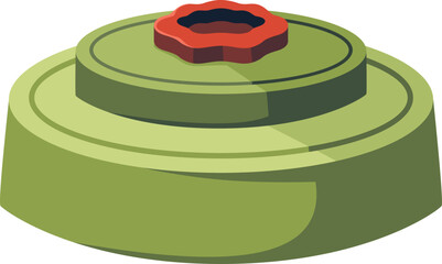 Landmine Explosive Device Illustration

