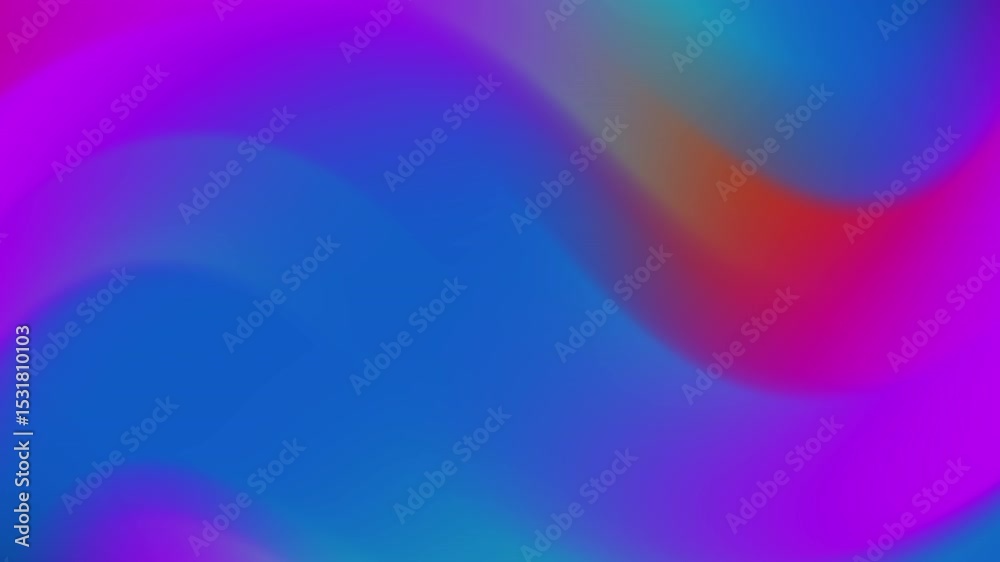 Poster Abstract Gradient Color Wave Motion Background Video with Smooth Transitions