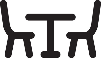 Furniture Set Black Icon