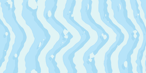 Abstract sea ripples water waves over head view background. Uneven blue wavy water surface winding vertical stripe line texture wallpaper backdrop