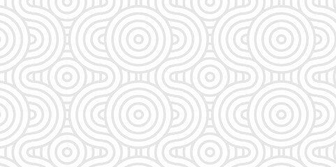 Minimal vector Overlapping Pattern Minimal diamond geometric spiral abstract circle wave line fabric patter. white and gray seamless tile stripe geometric create retro line pattern background.	
