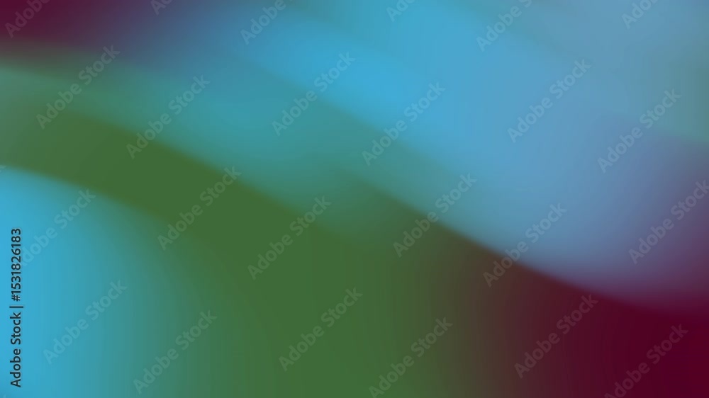 Poster abstract gradient motion teal green and maroon color transition