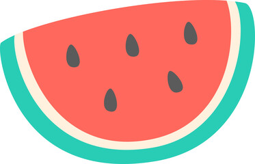 Fototapeta premium 수박반쪽