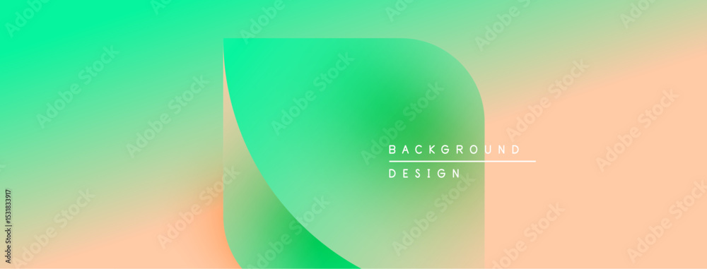 Poster Abstract gradient background. Soft colors blend, creating smooth transitions. Minimalist design with text elements present.