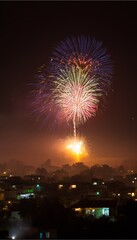 Diwali Fireworks Celebration in India