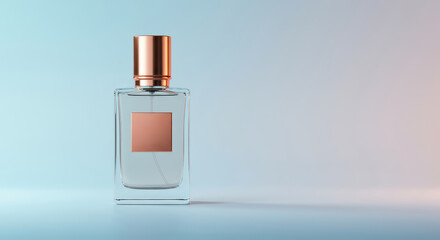 Elegant Perfume Bottle Minimalist Fragrance Design