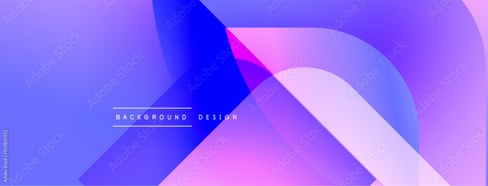 Poster Abstract gradient background. Blue, purple, pink hues blend smoothly. Minimalist text reads background design. Modern visual element.