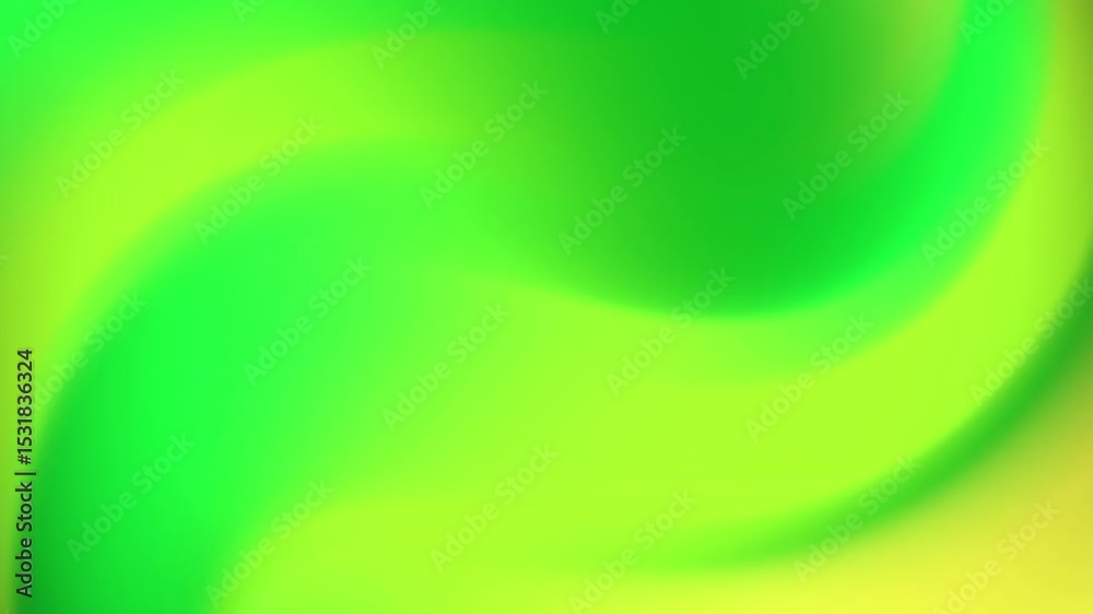 Poster abstract green and yellow gradient motion background for video