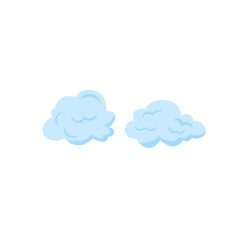 illustration of clouds in the sky